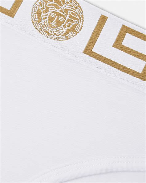 versace greca border briefs women fit|Greca Border Briefs White .